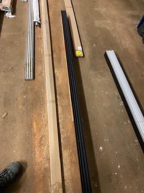 Foravida Verlengstuk glazen schuifdeuren, Doe-het-zelf en Verbouw, Glas en Ramen, Minder dan 80 cm, Minder dan 80 cm, Overige typen