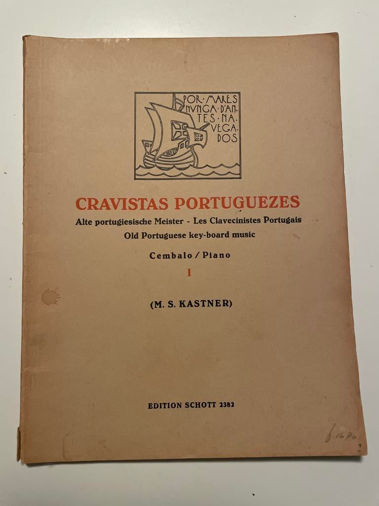 Cravistas Portuguezes - Klavier Muziek, Gebruikt, Klassiek, Ophalen of Verzenden, Artiest of Componist