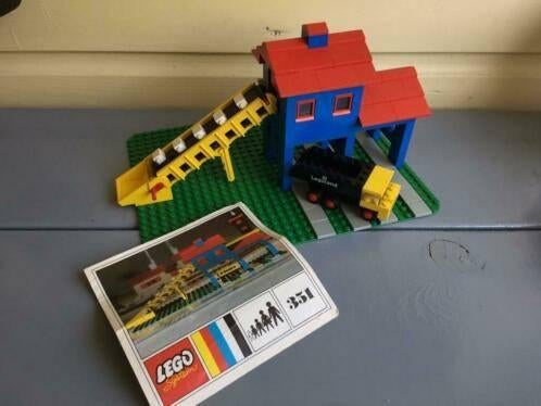 Lego 351 Loader hopper with truck 197, Kinderen en Baby's, Speelgoed | Duplo en Lego, Ophalen of Verzenden, Gebruikt, Complete set
