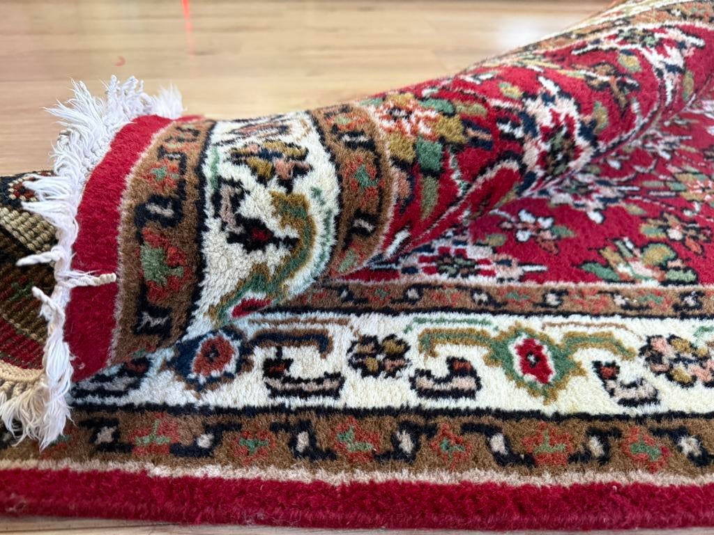 Handgeknoopt vintage Perzisch tapijt ca. 174  x 92 cm – rood, Info@bababoho.com, 1053ml Amsterdam, BabaBoho, Zo goed als nieuw