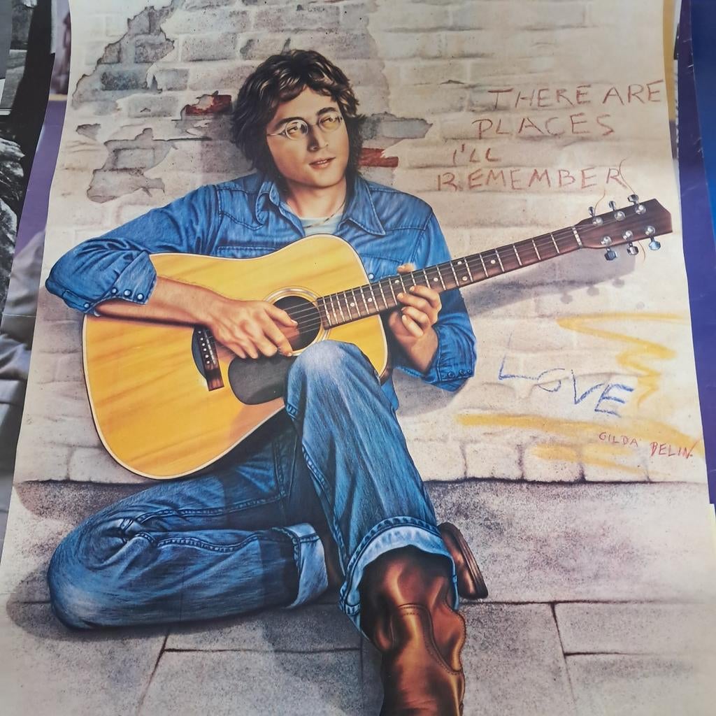 John Lennon/ Ringo Starr posters, Ophalen of Verzenden, Poster, Artwork of Schilderij