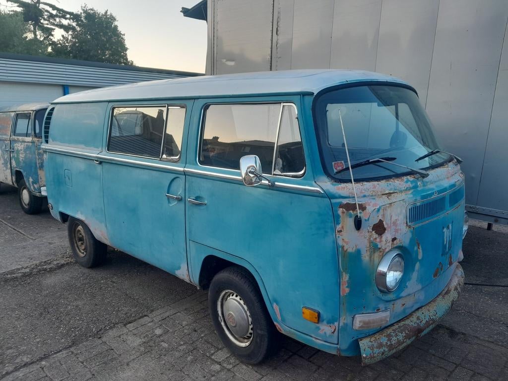 Volkswagen bussen T2 a/b, Auto's, Achterwielaandrijving, 8 stoelen, Overige bekleding, Overige kleuren