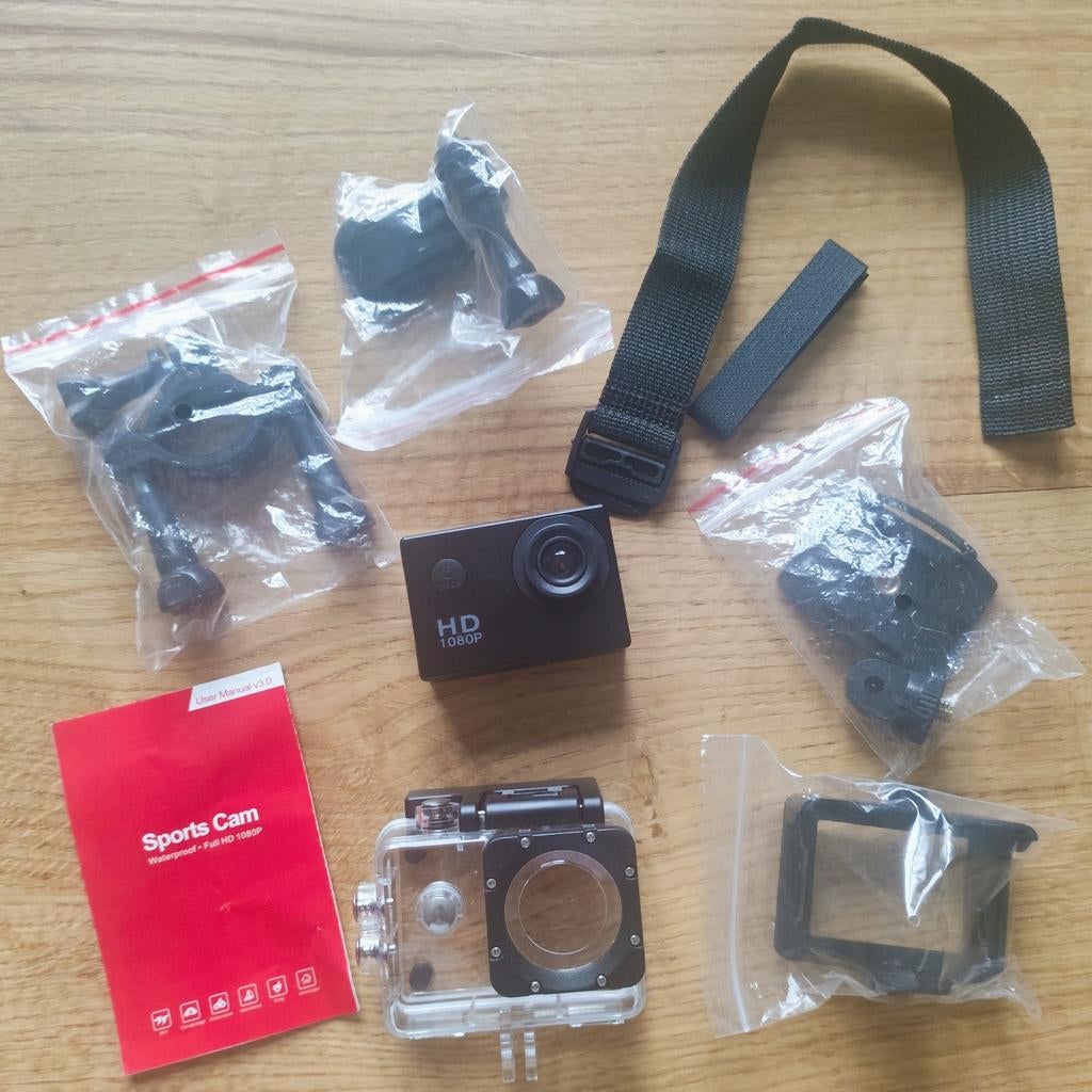 Action Camera 4K HD - Nieuwstaat!, Audio, Tv en Foto, Actiecamera's, Ophalen of Verzenden, Zo goed als nieuw, Overige merken