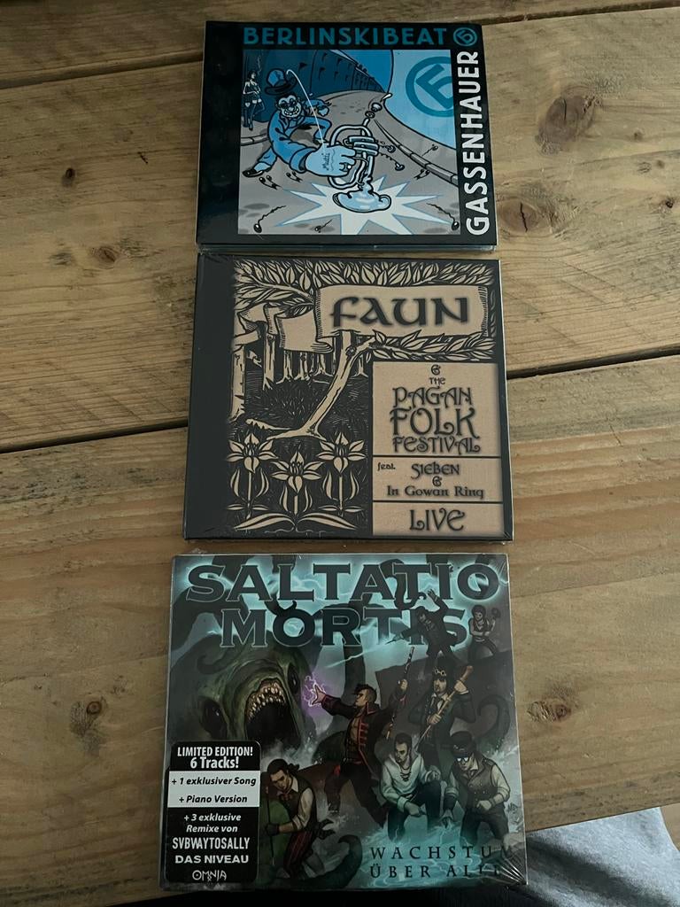 3x sealed: Berlinskibeat, The Pagan Folk, Saltatio Mortis, Ophalen of Verzenden, Nieuw in verpakking