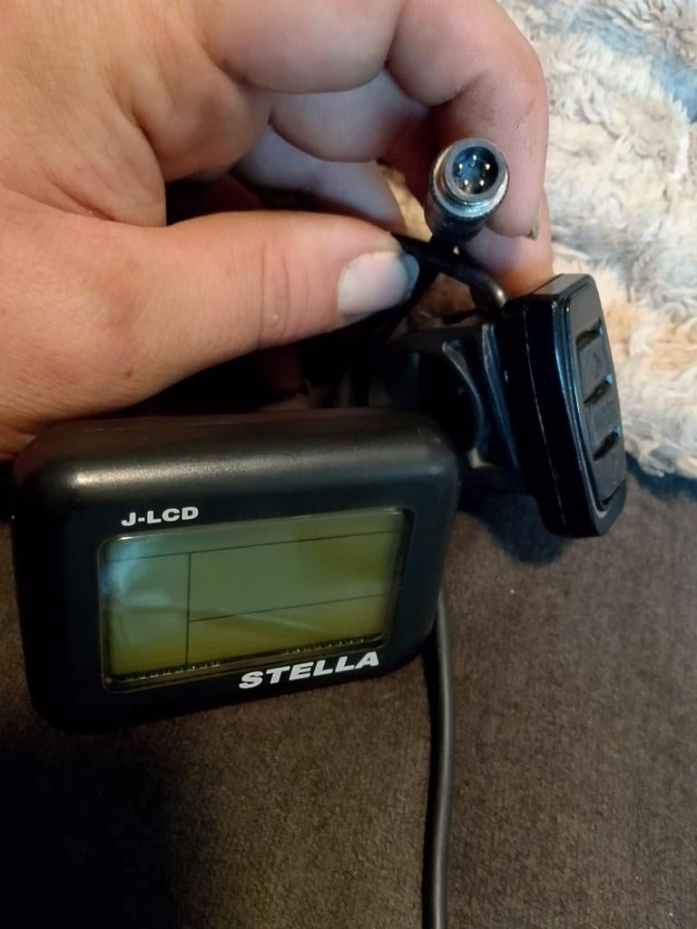 Display J-LCD DISPLAY STELLA fietscomputer goede staat, Fietsen en Brommers, Fietsaccessoires | Fietscomputers, Ophalen of Verzenden