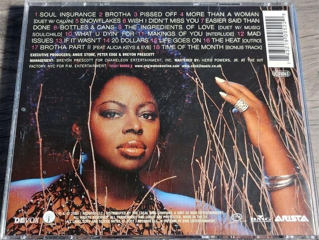 Angie Stone - Mahogany Soul, Cd's en Dvd's, Ophalen of Verzenden, Zo goed als nieuw