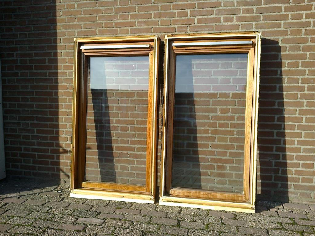 Velux dakraam 78x140 bxh incl gootstukken, Ophalen of Verzenden, Dakraam, Dubbelglas