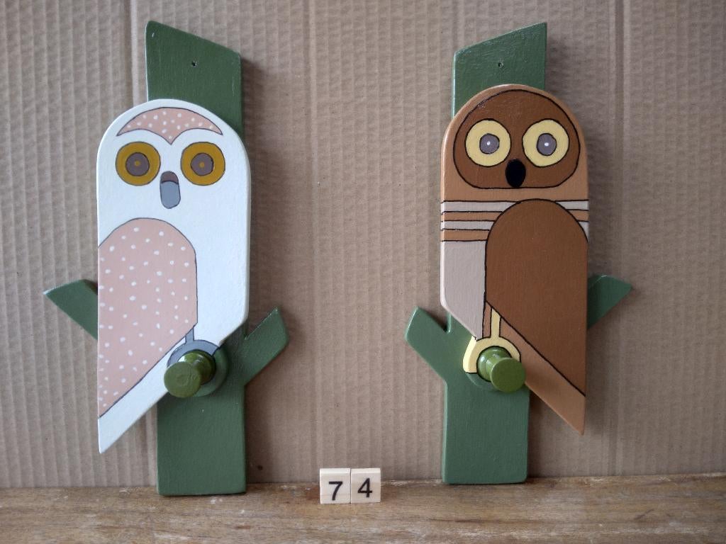 Kapstok 74 Set van 2 vogels, Wandkapstok, Nieuw, Ophalen of Verzenden, Minder dan 100 cm