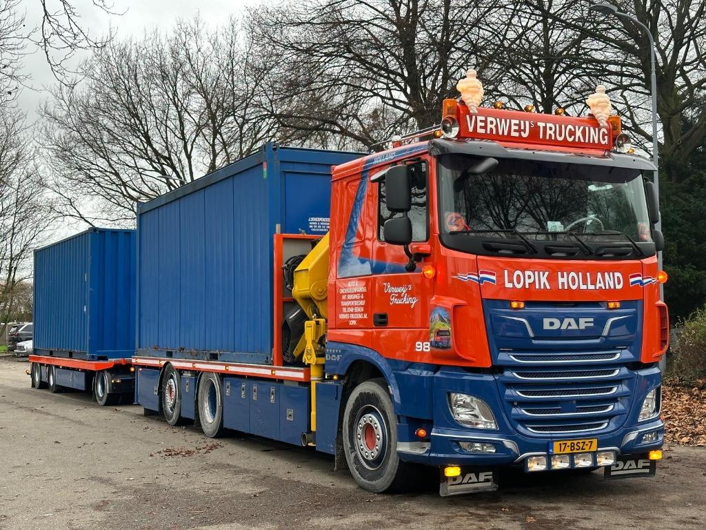 Container huren, Ophalen