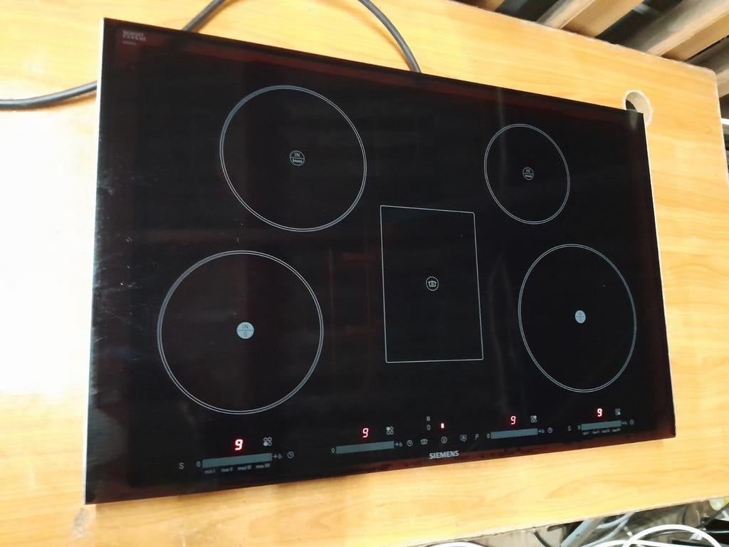 NETTE 80CM SIEMENS EH875SE21E INDUCTIE KOOKPLAAT TE KOOP, Witgoed en Apparatuur, Kookplaten, Ophalen of Verzenden, Gebruikt, Inbouw