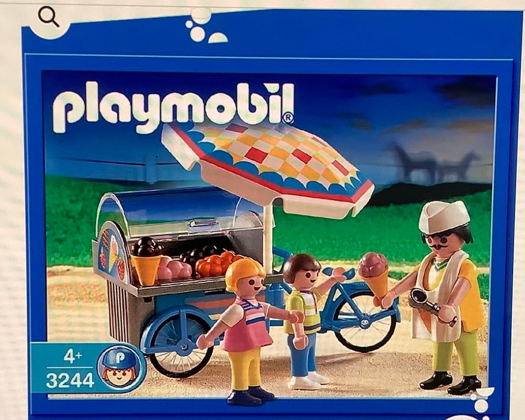 Playmobil IJskraam nr 3244, Ophalen of Verzenden, Zo goed als nieuw, Complete set