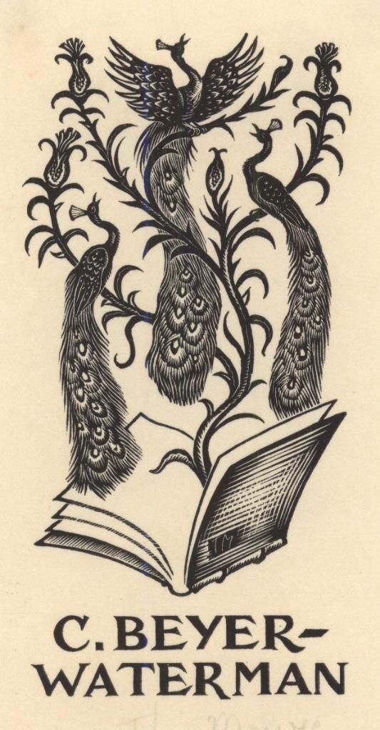 0354 Ex Libris Nederland : Thijs Mauve, 1941, Verzenden