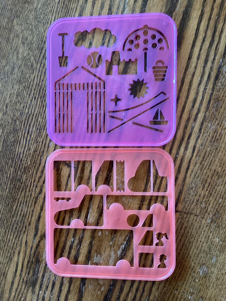 2 Tupperware sjablonen., Kinderen en Baby's, Speelgoed | Educatief en Creatief, Ophalen of Verzenden, Nieuw
