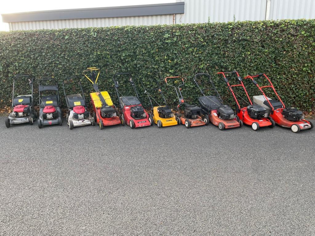 gebruikte loopmaaier alles in 1 koop T.E.A.B. Honda Sabo enz, Tuin en Terras, Cirkelmaaier, Gebruikt, Info@reekers-tuinmachines.nl