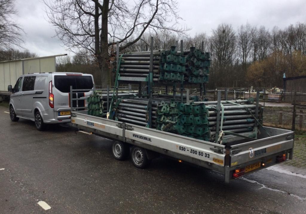 Bouwstempels, stempels, stutten, bm stempels, schroefstempel, Doe-het-zelf en Verbouw, Metalen, Ophalen, Gebruikt, IJzer