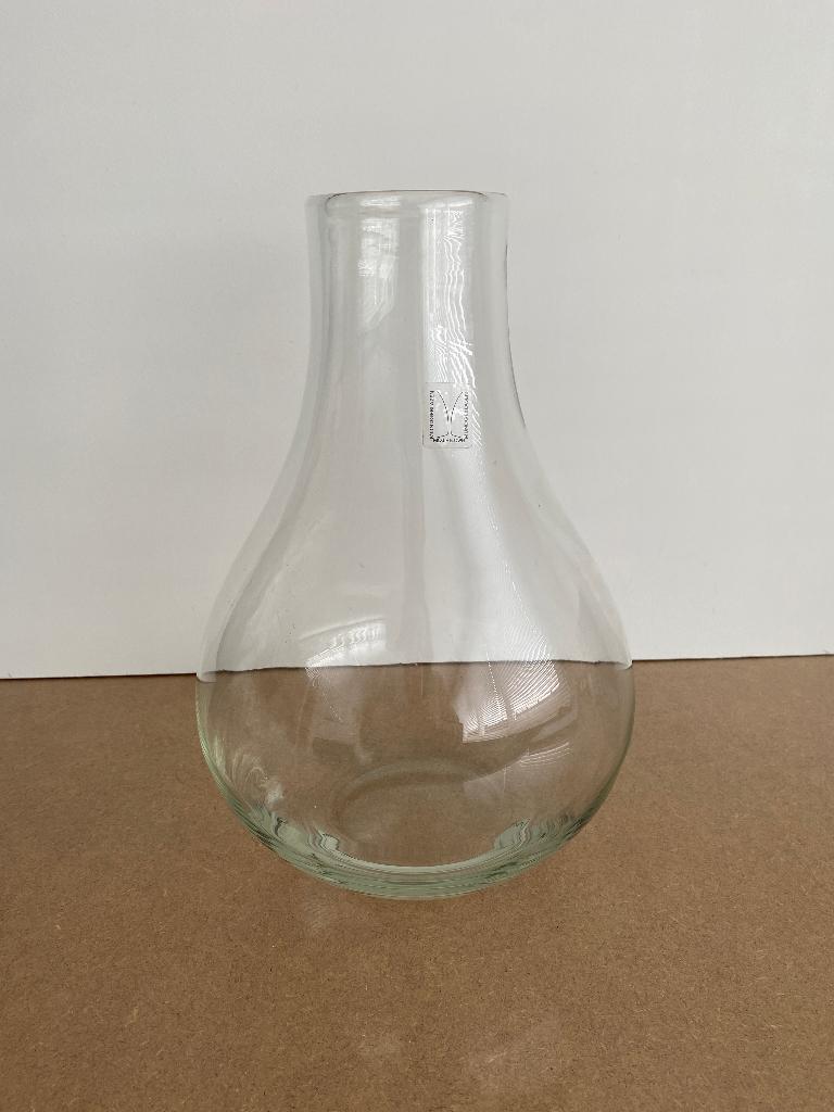 Vaas met bolle buik (mondgeblazen), Huis en Inrichting, Woonaccessoires | Vazen, Overige kleuren, Ophalen of Verzenden, Minder dan 50 cm