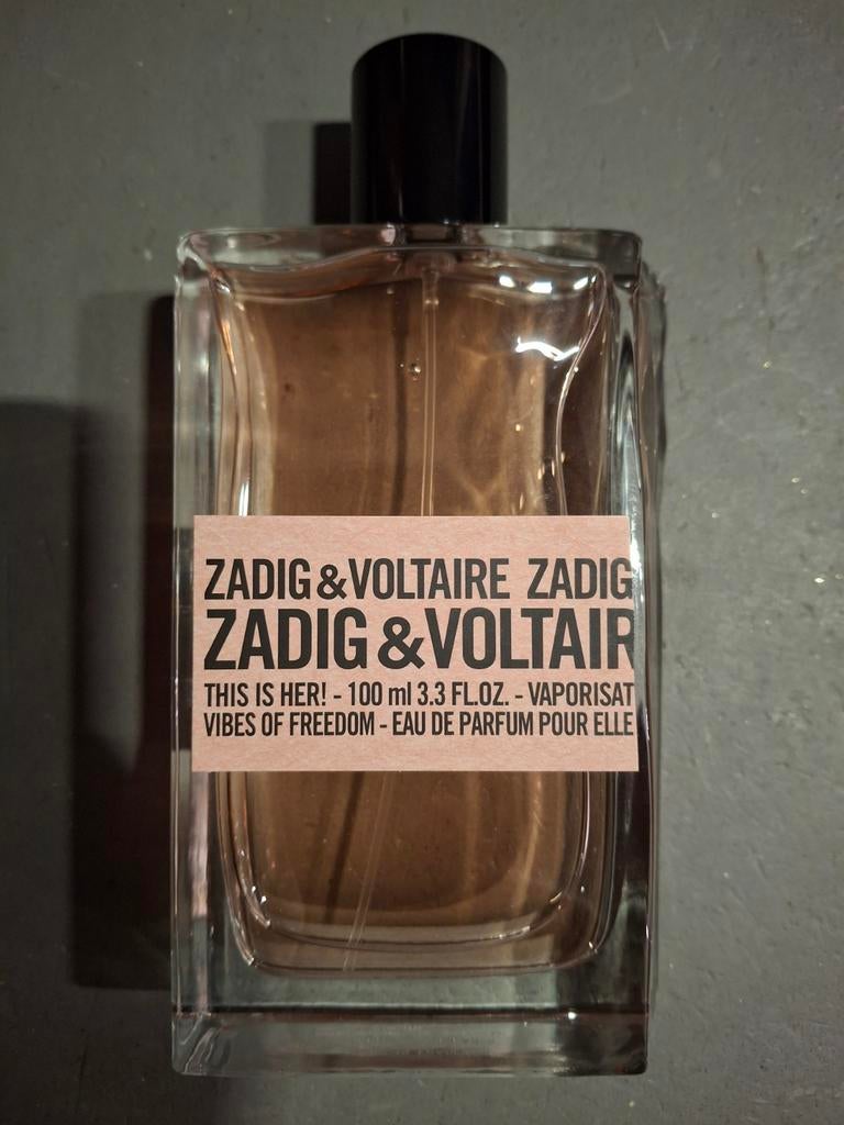 Zadig & Voltaire This is Her! Vibes of freedom 100ml EDP, Ophalen of Verzenden, Zo goed als nieuw