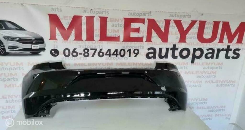 VOLKSWAGEN POLO 2G ACHTERBUMPER 4X PDC NIEUW (2017--) LC9X, Ophalen of Verzenden, Nieuw, Achter, Bumper