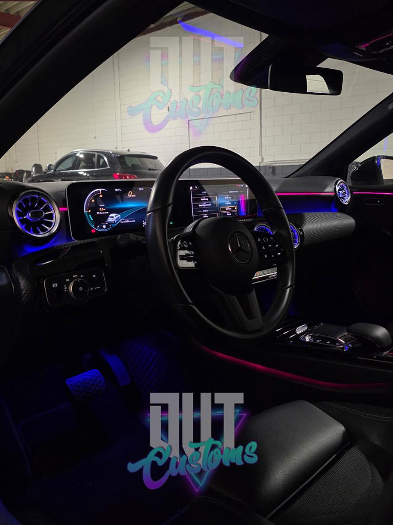 Mercedes CLA W118 X118 Sfeerverlichting Ambient Light Inbouw, Auto-onderdelen, Verlichting, Ophalen, Nieuw, Mercedes-Benz