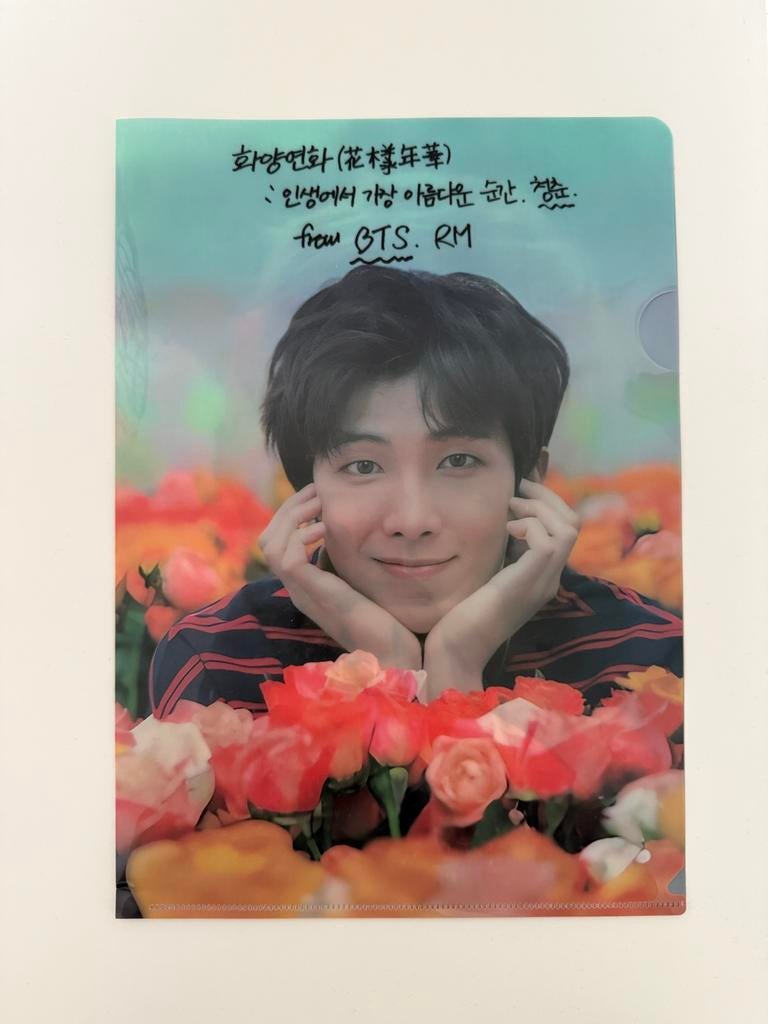BTS RM Love Yourself A4 File Folder | BTS Merch, Ophalen of Verzenden, Zo goed als nieuw, Gebruiksvoorwerp