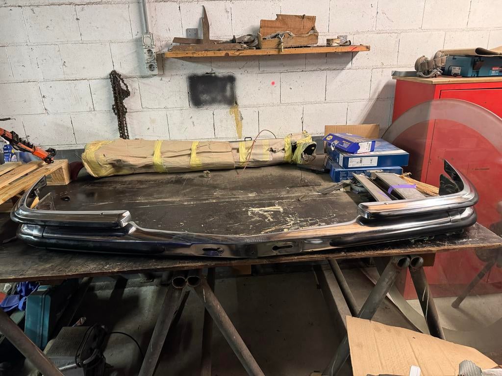 Mercedes W116 Voorbumper, Ophalen, Gebruikt, Voor, Mercedes-Benz