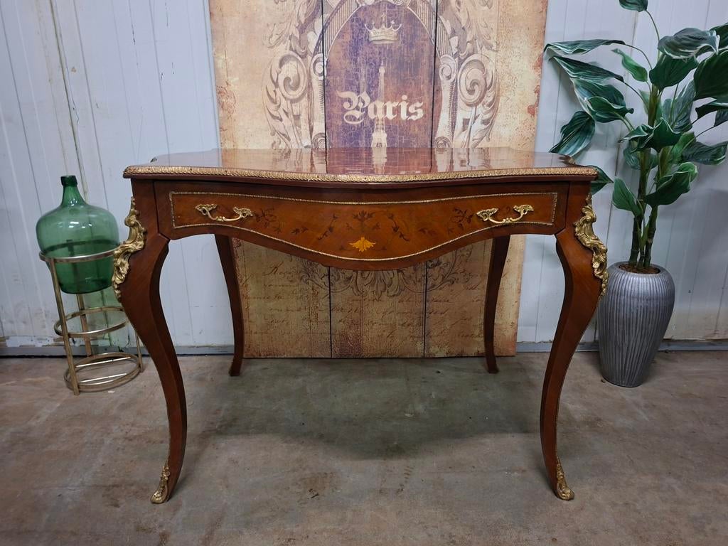 Unieke barok, schrijftafel, bureau, desk, kaptafel, Ophalen of Verzenden