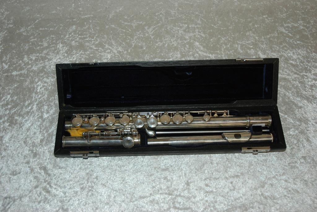 Dixon Dwarsfluit met koffer   <26260189>, Gebruikt, ., Dixon, Dwarsfluit of Piccolo