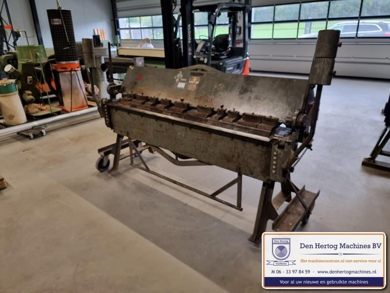 Vingerzetbank 1900x2,25mm 800x3mm plaatbewerkingmachine, Doe-het-zelf en Verbouw, Gereedschap | Overige machines, Ophalen, Gebruikt