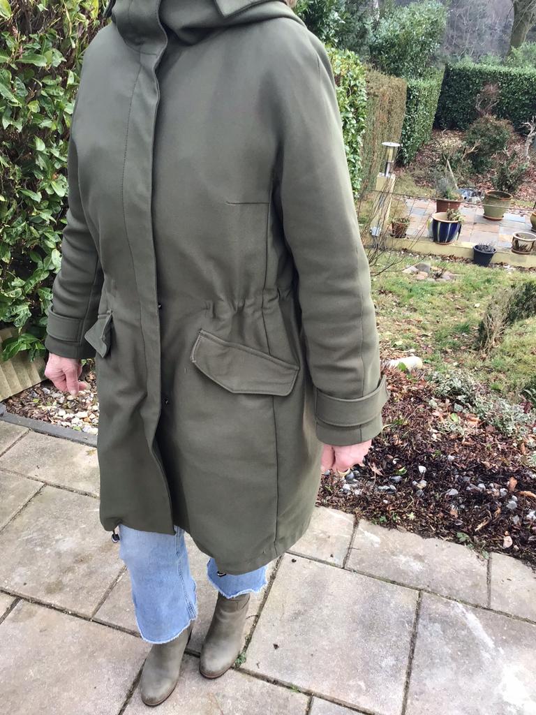 Max mara  Intrend maat 36, Kleding | Dames, Jassen | Winter, Ophalen of Verzenden, Gedragen, Maat 36 (S), Groen