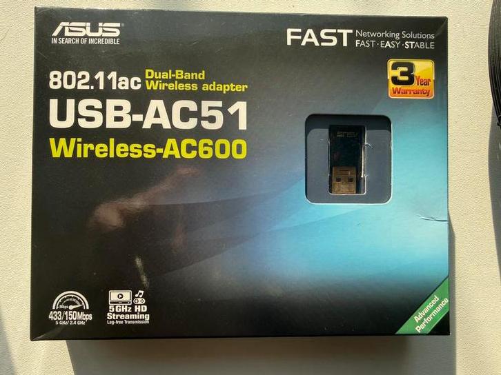 ASUS USB-AC51, Ophalen of Verzenden, Zo goed als nieuw, ASUS