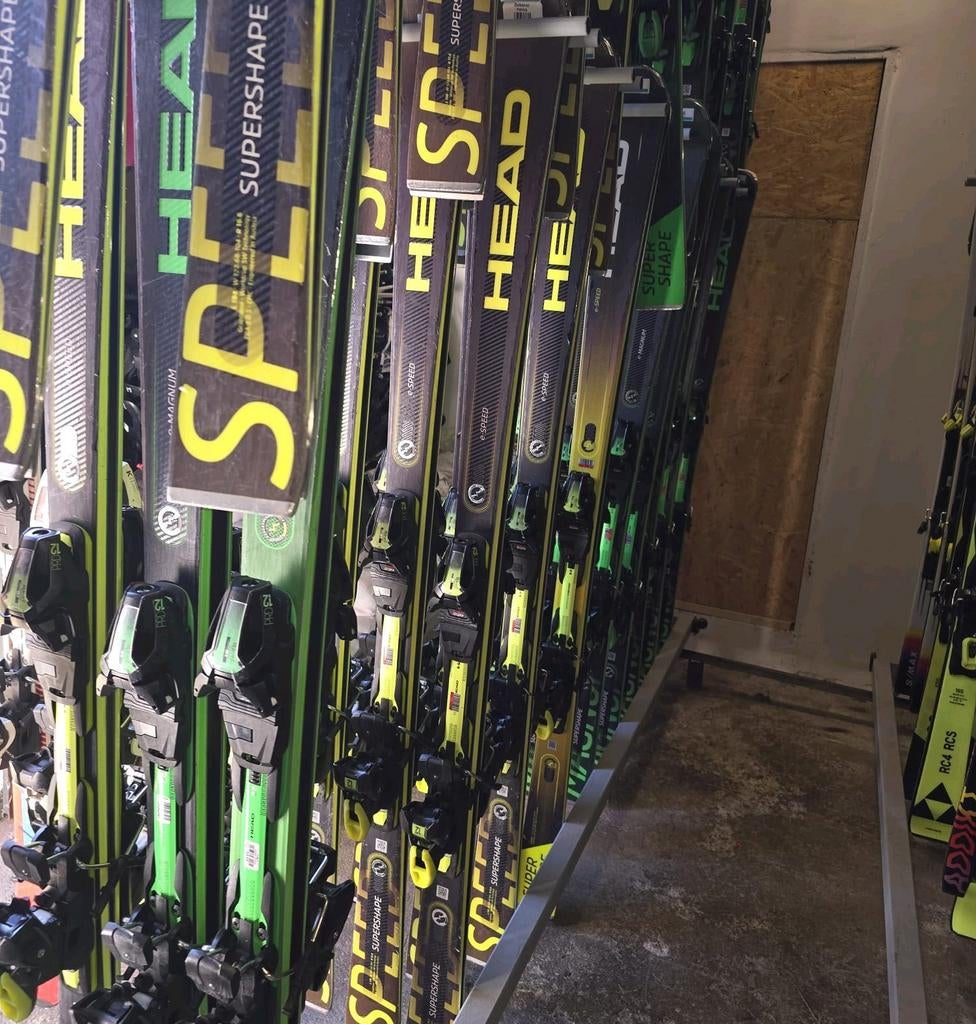 GROOTSTE VOORRAAD HEAD SUPERSHAPE E-MAGNUM E-SPEED, Ophalen of Verzenden, Zo goed als nieuw, Carve, Skiën