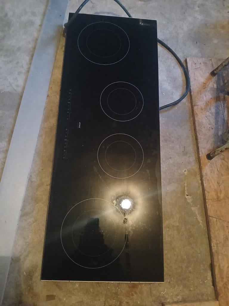 Inductie Kookplaat - Goed Werkend, Witgoed en Apparatuur, Kookplaten, Gebruikt, Inbouw, Inductie, 4 kookzones