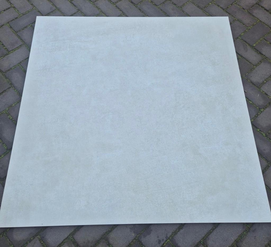 Vloertegel Cemento beige silk 120x120 1ste keus E 39,95 m2, Doe-het-zelf en Verbouw, Tegels, Nieuw, Vloertegels, Keramiek, 60 cm of meer