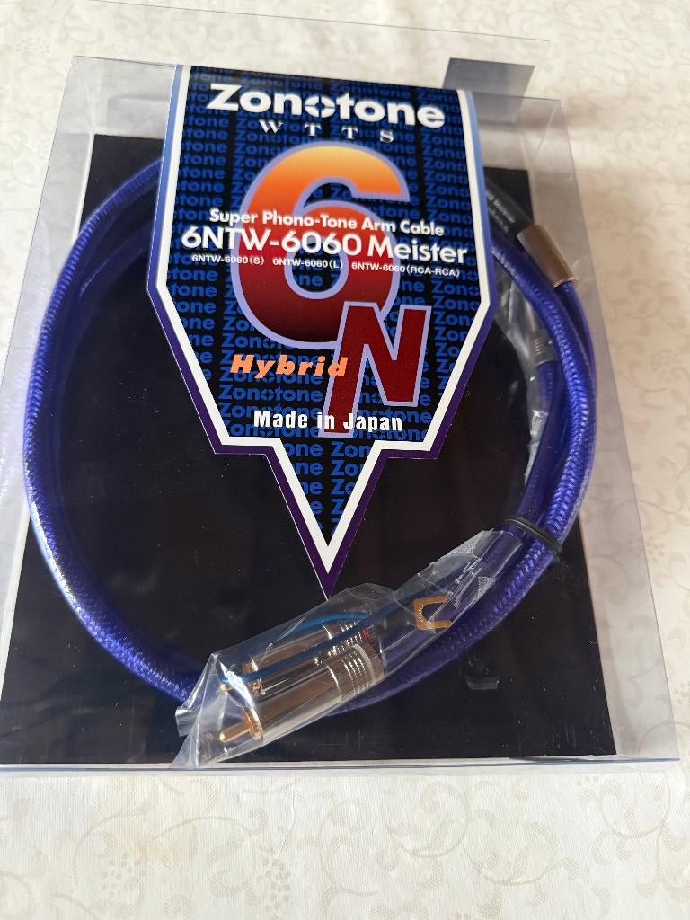 zonotone 6NTW-6060 - phono kabel, Ophalen, Nieuw, Platenspeler-onderdeel, Overige merken
