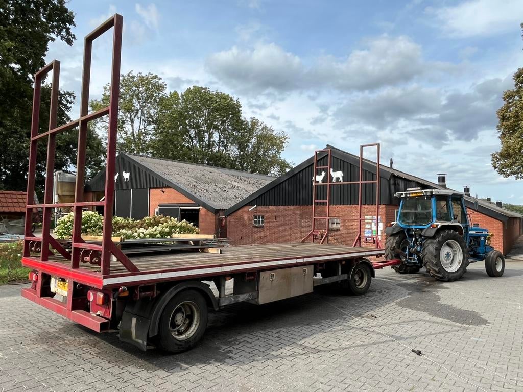Platte kar/ balen wagen, Ophalen of Verzenden, Transport