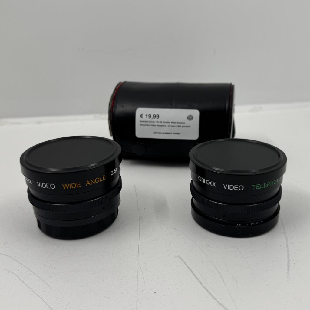 Kenlock 0.5x & 1.5x Hi Quality Wide Angle & Telephoto Video, Ophalen of Verzenden, Zo goed als nieuw, Groothoeklens