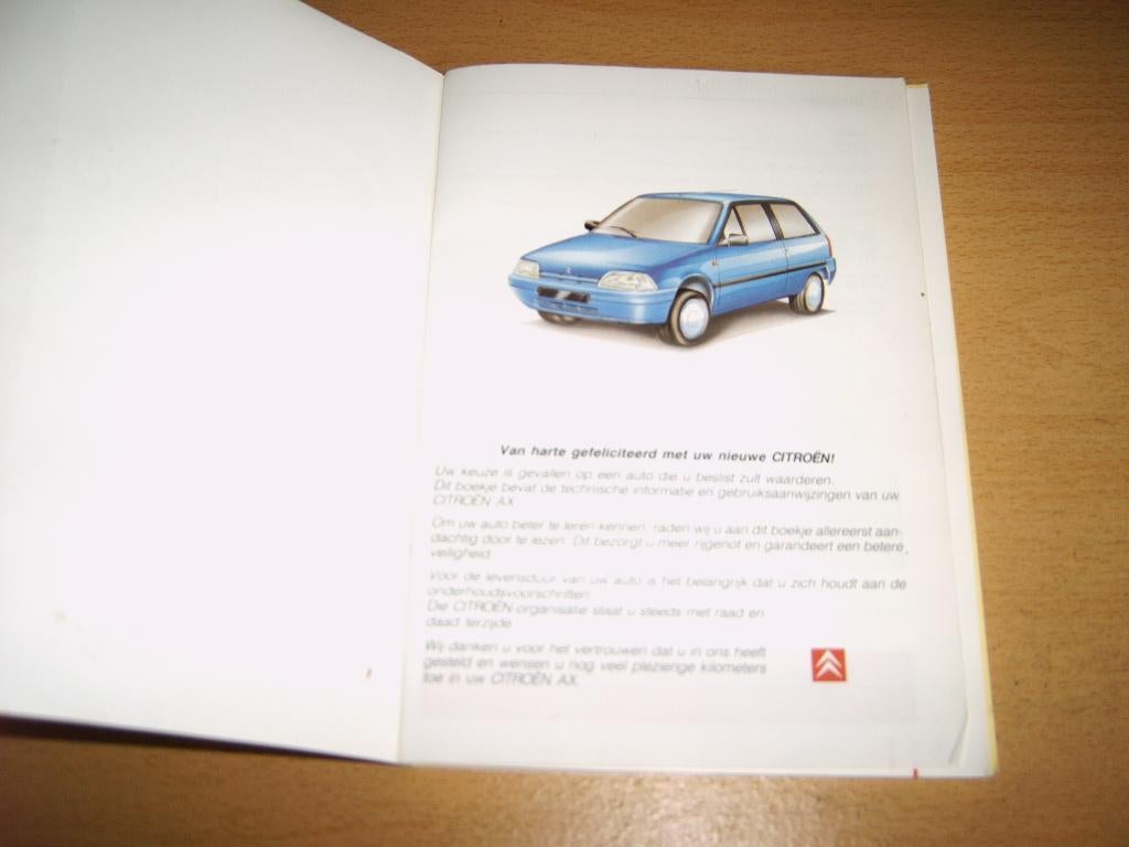 instructieboekje AX, Ophalen