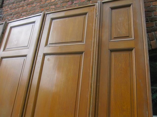 284,5hx253br Scheidingswand, achterwand bed, lambrisering, Ophalen