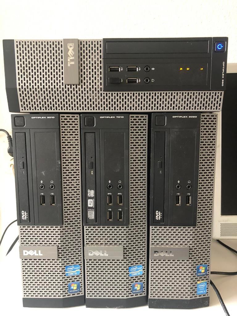 Partij 12x Mix Dell OptiPlex i3 met 8 GB RAM, Gebruikt, HDD, 8 GB, Ophalen of Verzenden