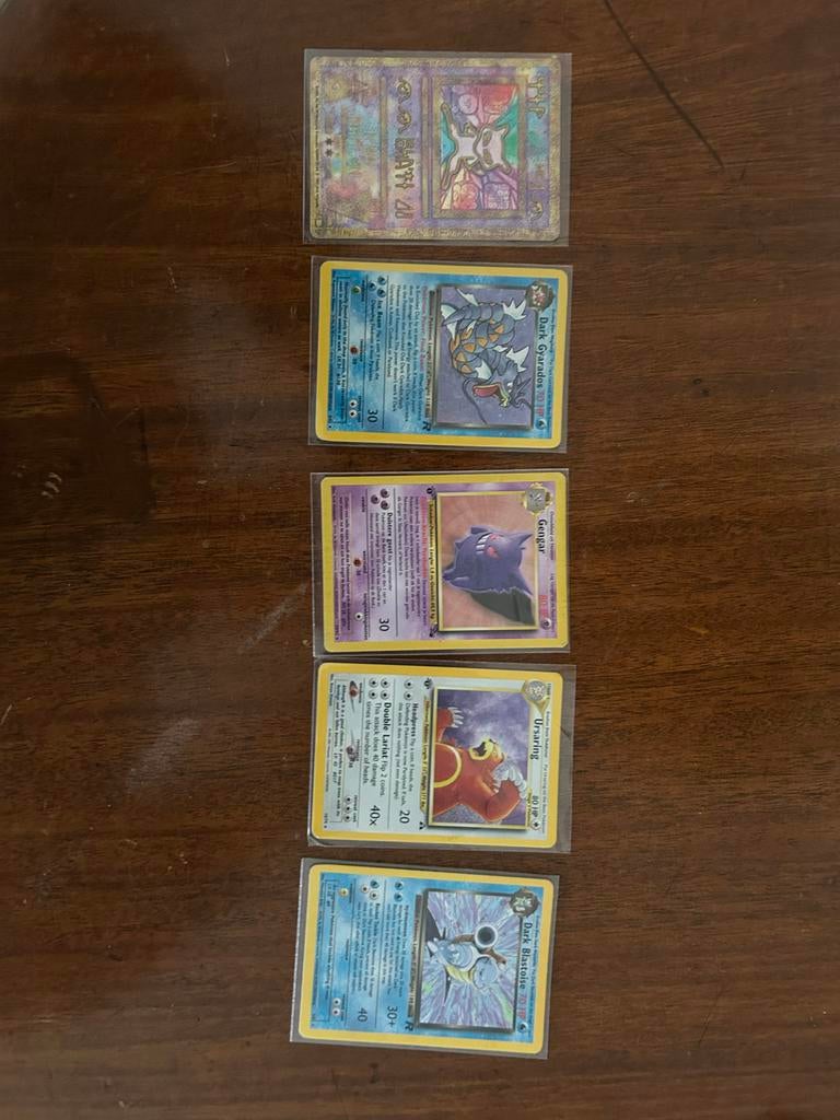 Vintage Pokemon Kaarten Set, Hobby en Vrije tijd, Verzamelkaartspellen | Pokémon, Ophalen of Verzenden, Gebruikt, Losse kaart