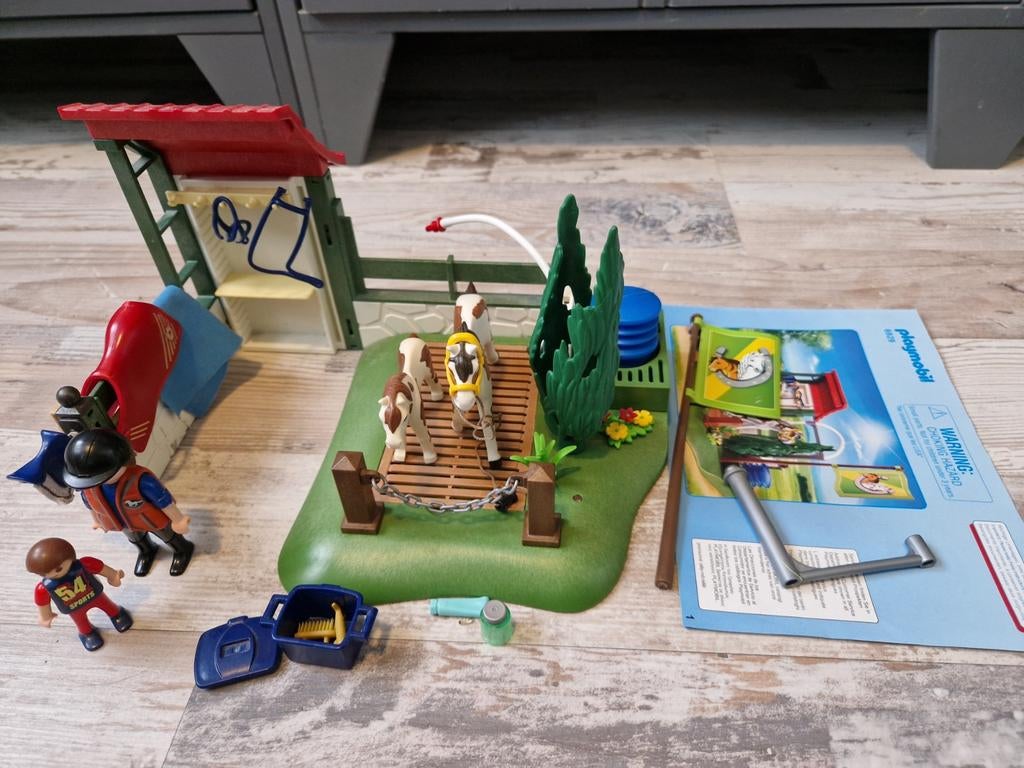 Paarden wasplaats!, Kinderen en Baby's, Speelgoed | Playmobil, Ophalen, Gebruikt