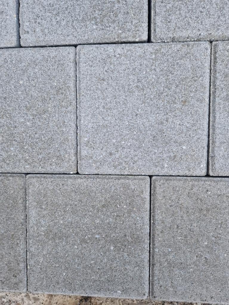 Dubbelklinker 21x21x8 grijs, Tuin en Terras, Tegels en Klinkers, Ophalen, Nieuw, Beton, Terrastegels