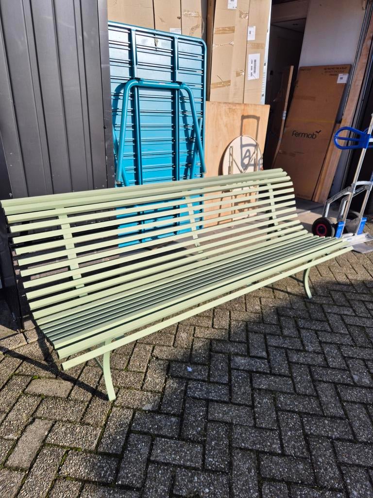 Fermob louisiane 200 cm tuinbank Nieuw div kleuren direct, Tuin en Terras, Ophalen, Nieuw, Metaal