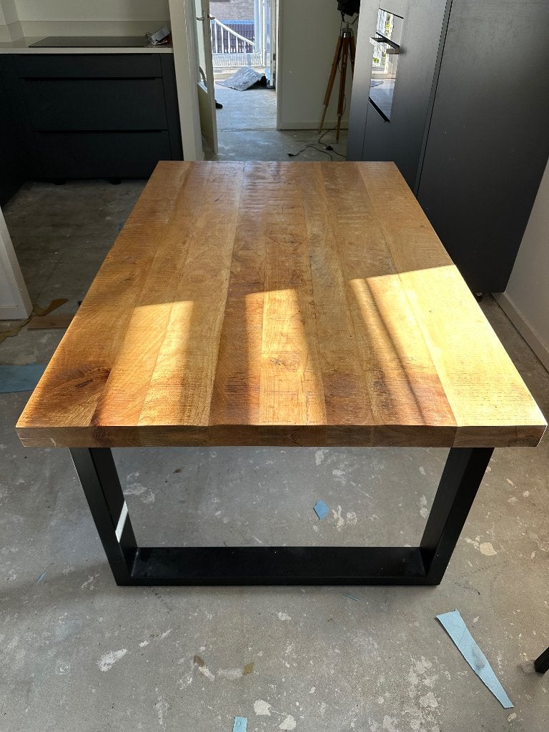 Eettafel, 50 tot 100 cm, Zo goed als nieuw, 150 tot 200 cm, Vier personen