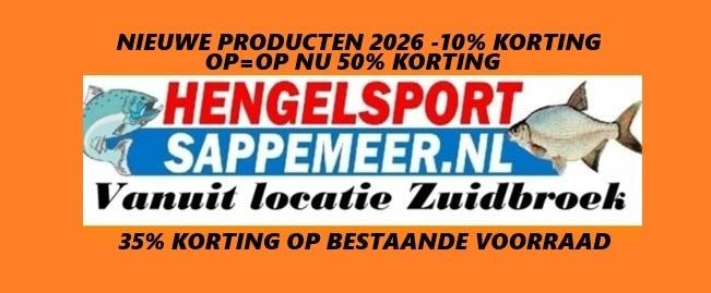 Aanbieding hengelsport -35% of meer korting, Watersport en Boten, Hengelsport | Witvissen, Nieuw, Overige typen, Ophalen