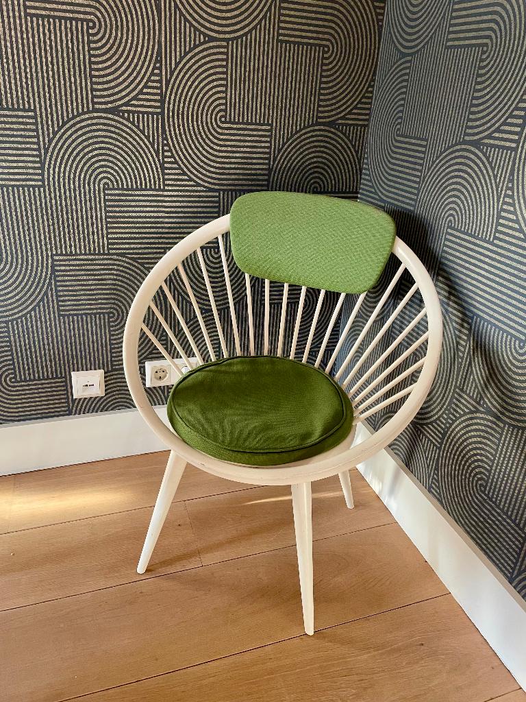 Circle Chair - Yngve Ekstrom, Huis en Inrichting, Stoelen, Gebruikt, Eén, Hout, Overige kleuren, Ophalen