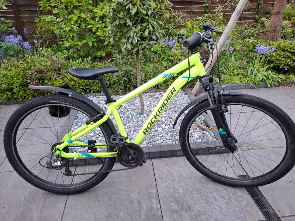 Rockrider ST 100 Mountainbike - Neon Geel 27,5", Fietsen en Brommers, Fietsen | Mountainbikes en ATB, Minder dan 45 cm, Ophalen of Verzenden