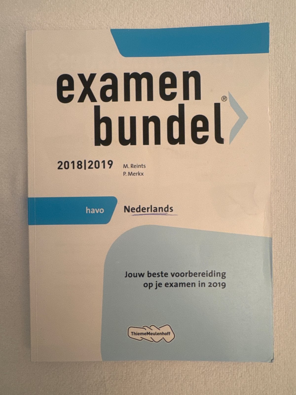 Examenbundel Nederlands HAVO 2018/2019, Boeken, Schoolboeken, Ophalen of Verzenden, Gelezen, HAVO, Nederlands