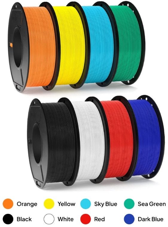 8 rollen ELEGOO Rapid PLA+ filament  – 8 kleuren – nieuw, Computers en Software, ELEGOO, Nieuw, Ophalen of Verzenden, Filament