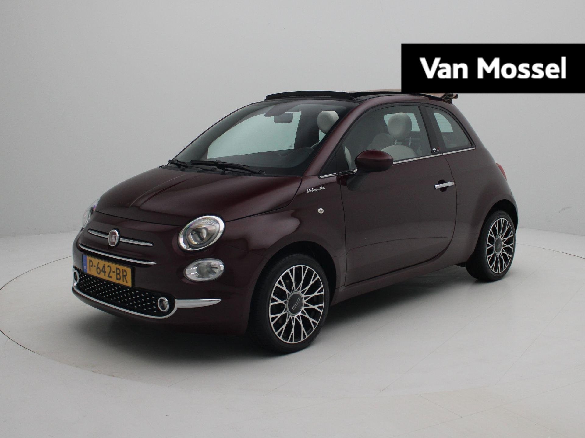 Fiat 500 C 1.0 Hybrid Dolcevita | Apple Carplay/Android Auto, Auto's, 12 maanden, Stof, 4 stoelen, Origineel Nederlands